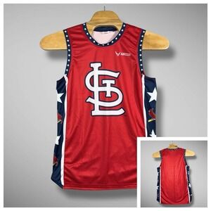 MLB SGA St Louis‎ Cardinals Jersey Basketball Cut MLB Baseball Mens XL